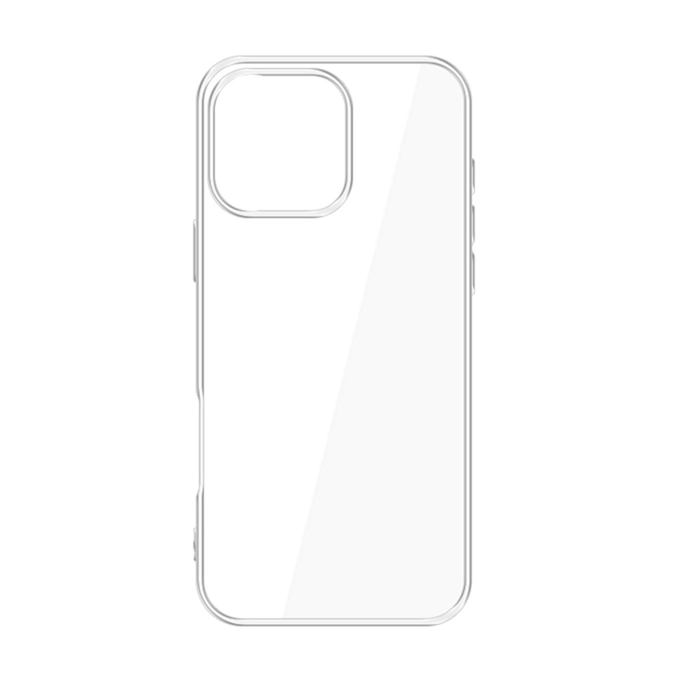Husa pentru iPhone 16 Pro, din silicon, 3mk Clear Case, Transparent - 1 | YEO