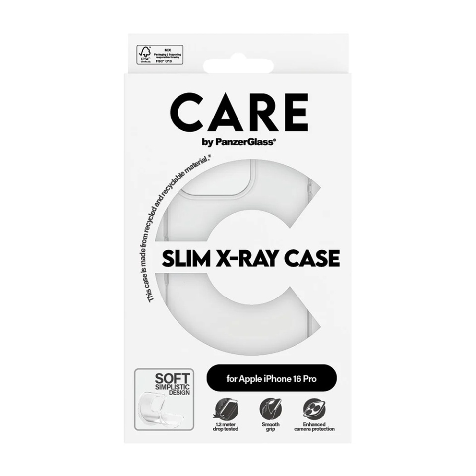 Husa pentru iPhone 16 Pro, PanzerGlass, CARE Fashionable Case, Silicon Soft Touch Slim Eco-Friendly cu Protectie Avansata si Compatibilitate Wireless, Antialunecare, Antiamprenta, Maro - 3 | YEO