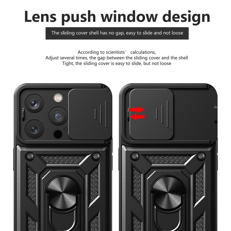 Husa pentru iPhone 16 Pro, SKYDDAR INNOVATION, CamShield, Verde, set cu sticker - 2 | YEO