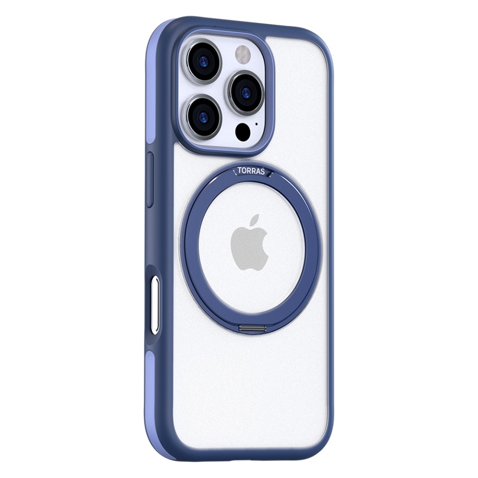 Husa pentru iPhone 16 Pro, Torras Ostand R Fusion MagSafe, Albastru - 3 | YEO