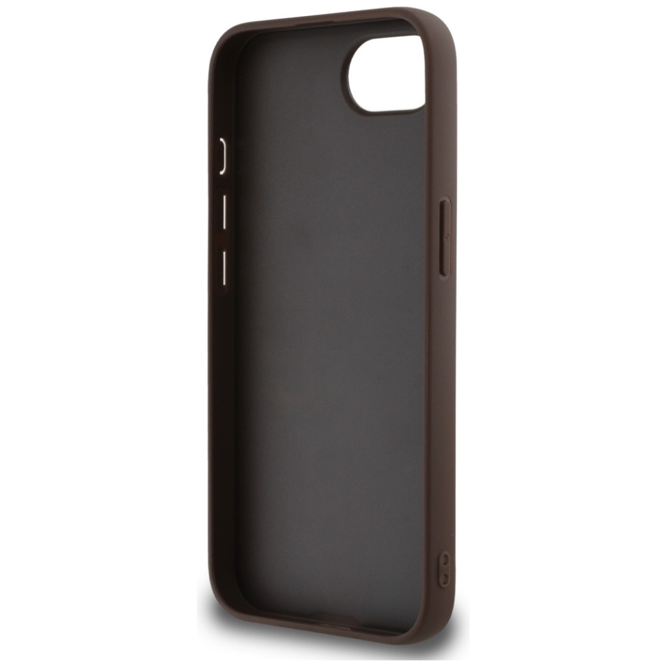 Husa pentru iPhone 16e, Guess, Hardcase 4G Charm, Maro - 4 | YEO