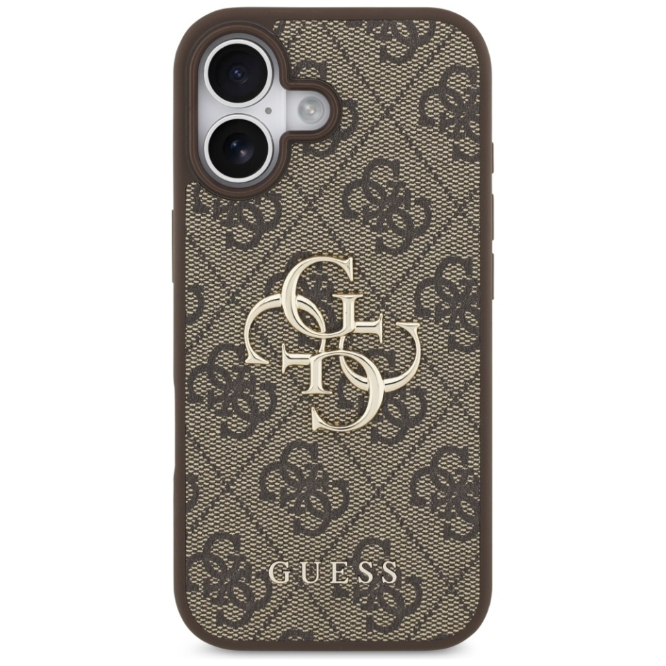 Husa pentru iPhone 17, Guess Hardcase 4G Big Logo, Protectie Slim, Compatibila, Maro - 1 | YEO