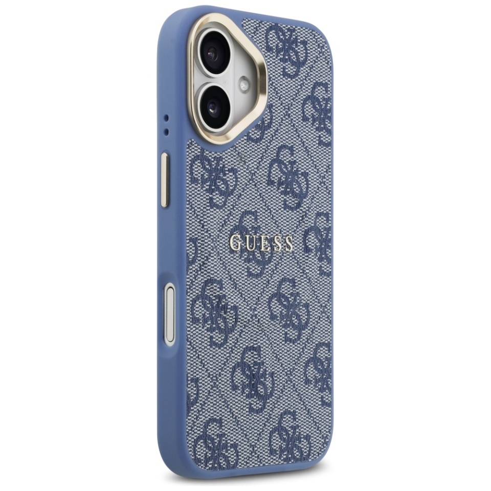 Husa pentru iPhone 17, Guess, Hardcase 4G Classic MagSafe, Albastru - 2 | YEO
