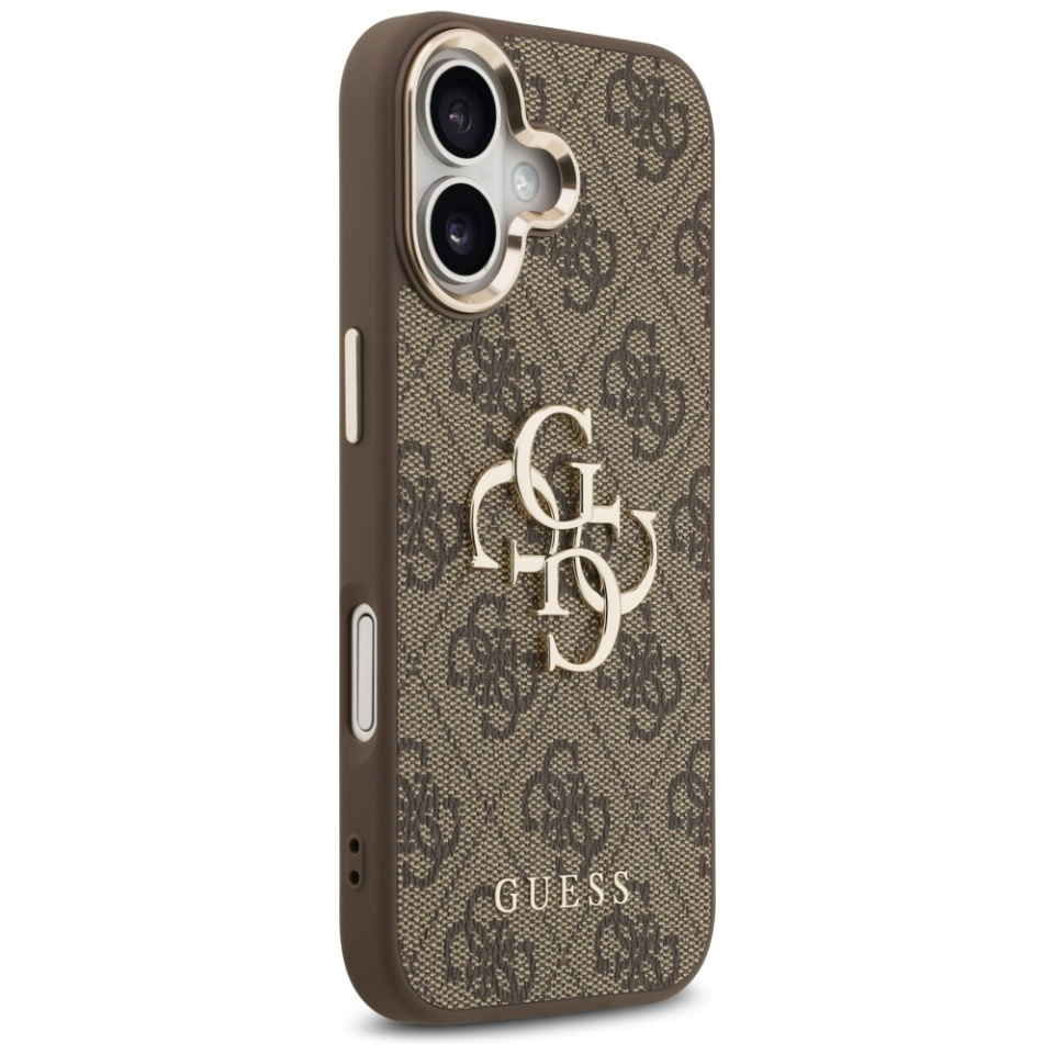 Husa pentru iPhone 17, Guess Hardcase Guess Big 4G Classic Logo, Protectie Slim, Compatibila, Maro - 2 | YEO