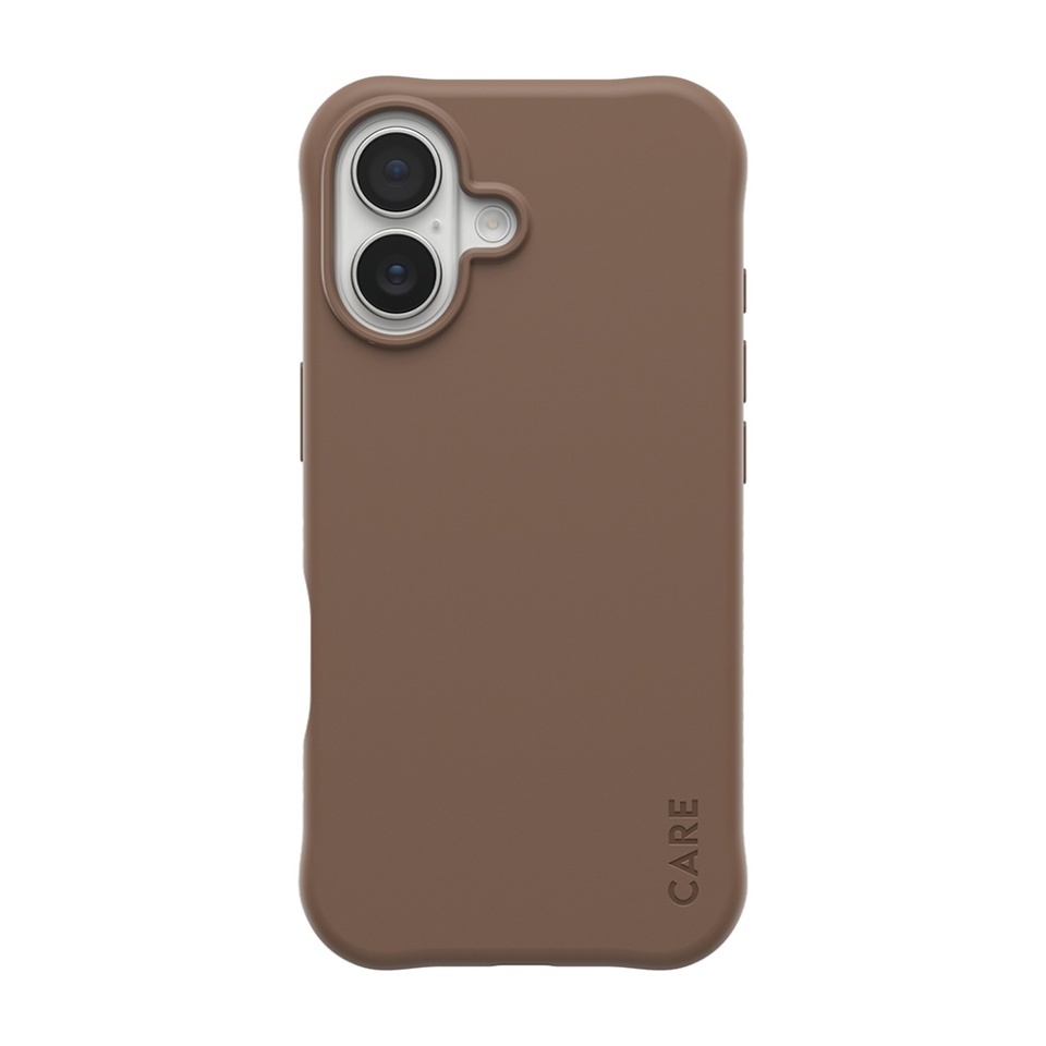 Husa pentru iPhone 17, PanzerGlass, CARE Fashionable Case, Silicon Soft Touch Slim Eco-Friendly cu Protectie Avansata si Compatibilitate Wireless, Antialunecare, Antiamprenta, Maro