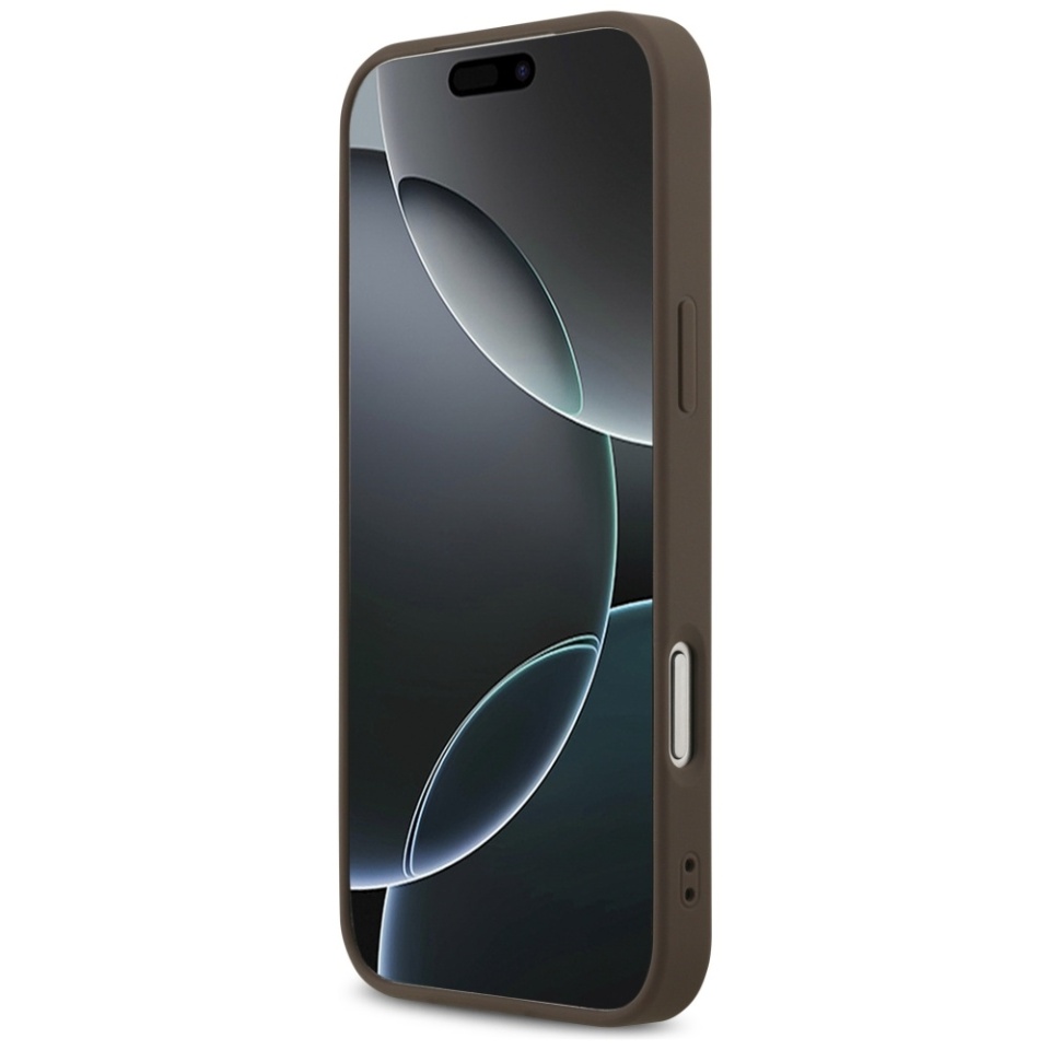 Husa pentru iPhone 17 Pro Max, Guess Hardcase 4G Classic, Maro - 1 | YEO