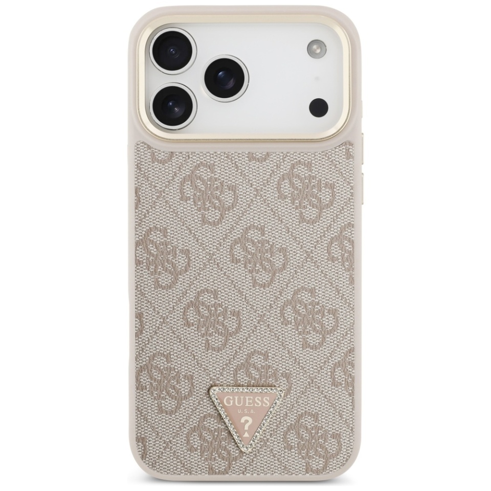 Husa pentru iPhone 17 Pro Max, Silicon 4G Big Metal Logo, Protectie Slim, Roz - 1 | YEO