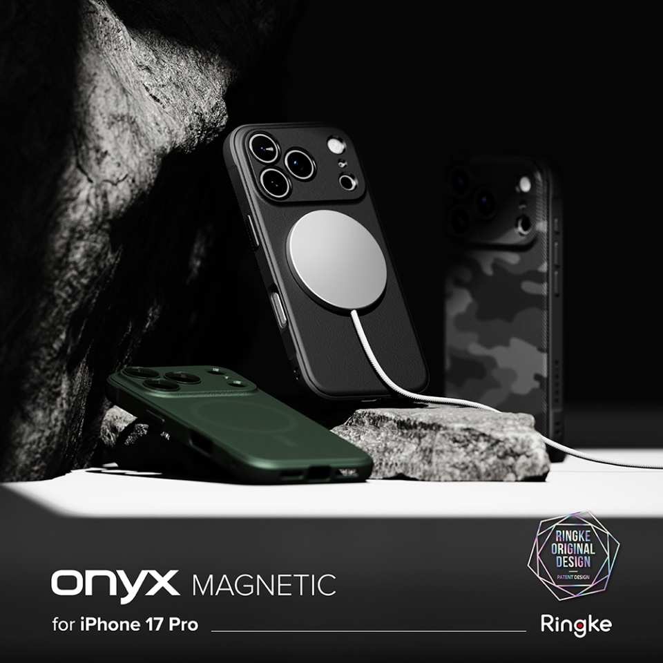 Husa pentru iPhone 17 Pro, Ringke Onyx, Verde - 4 | YEO