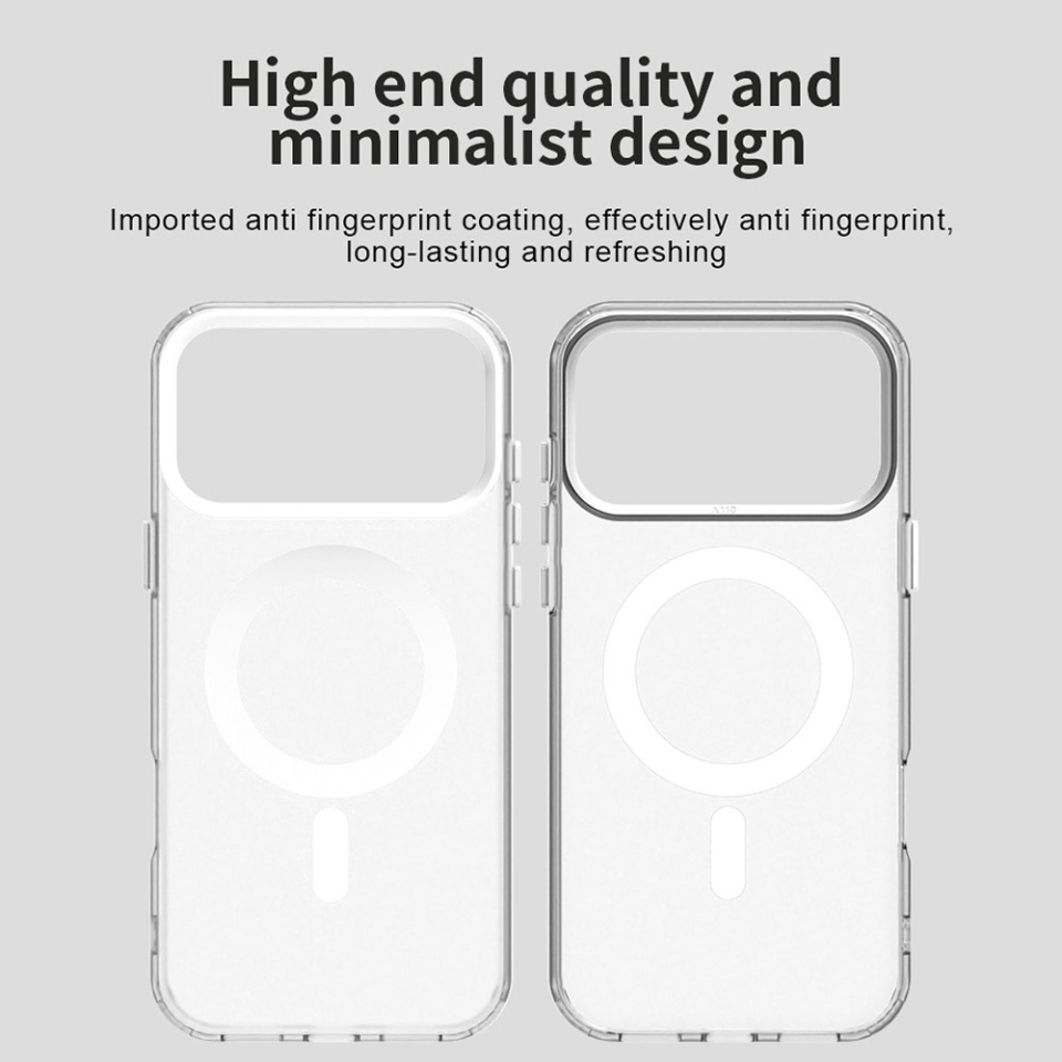 Husa pentru iPhone 17 Pro, SKYDDAR INOVATION, CandyCase, Magsafe, set cu sticker, Alb - 3 | YEO