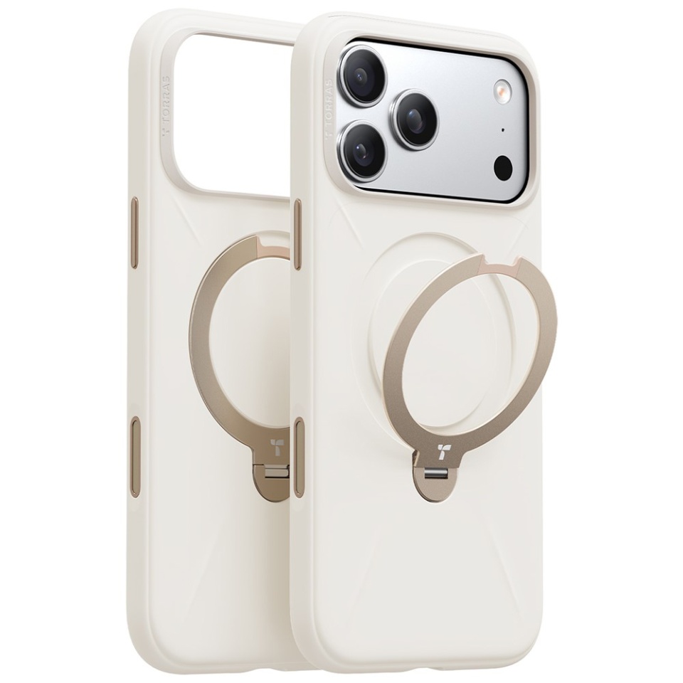 Husa pentru iPhone 17 Pro, Torras QPRO Silicone, Alb