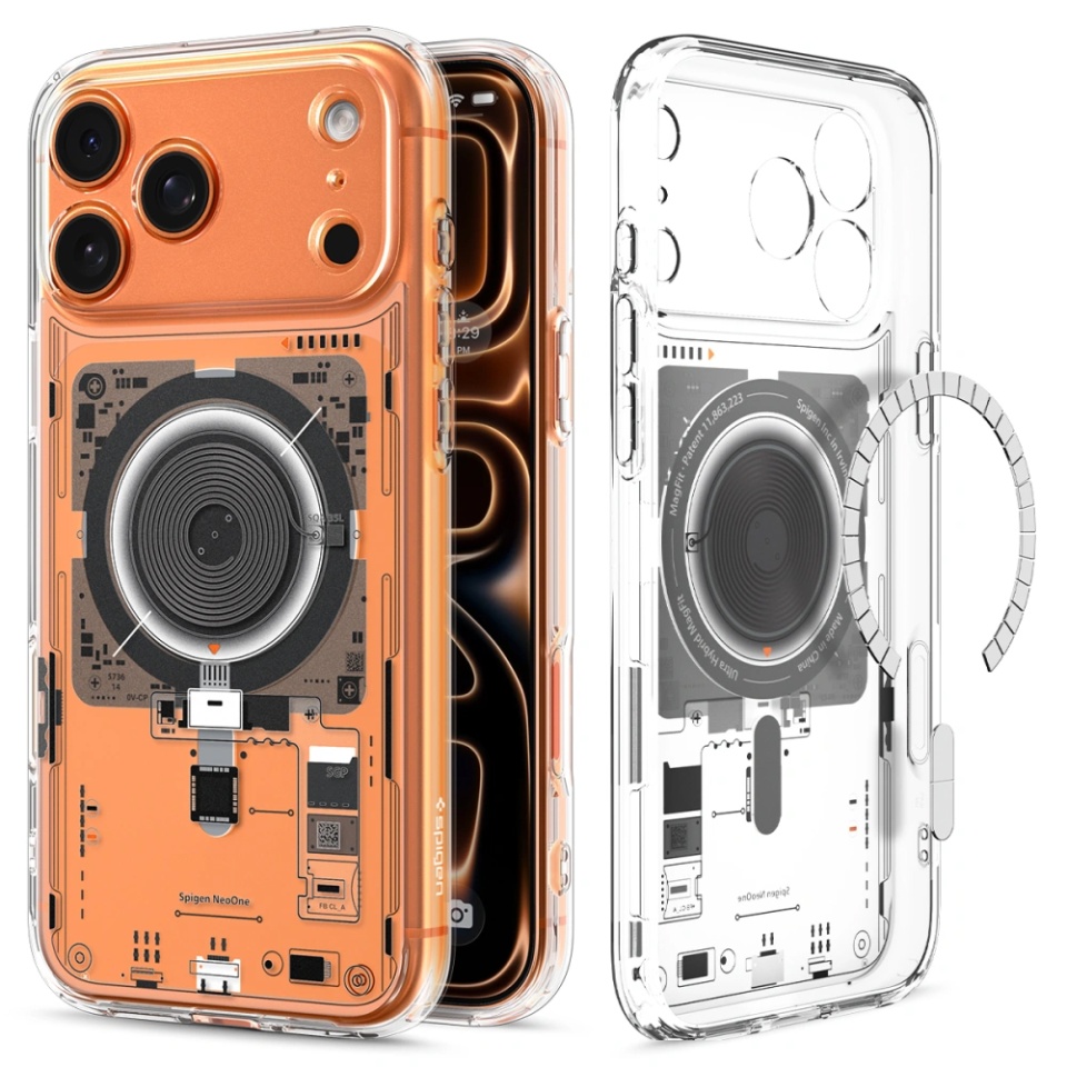 Husa pentru iPhone 17 Pro, Ultra Hybrid MagSafe, Spigen, Neo One