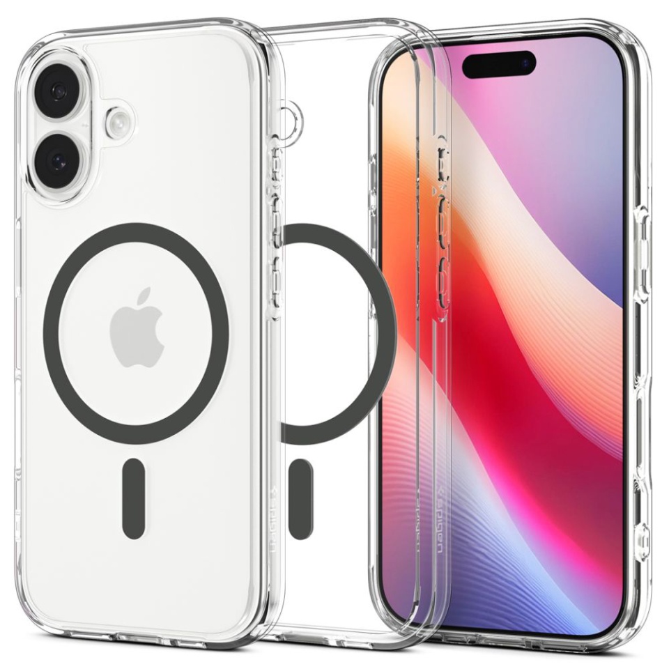 Husa pentru iPhone 17, Ultra Hybrid T MagSafe, Spigen, Transparenta