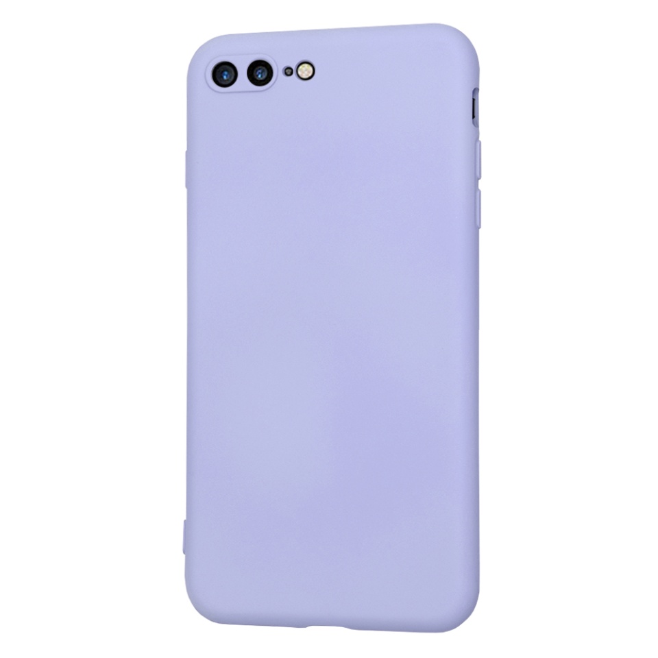 Husa pentru iPhone 8 Plus / 7 Plus din Silicon Catifelat, Protectie Premium, Skyddar SoftElegance - Violet - 2 | YEO