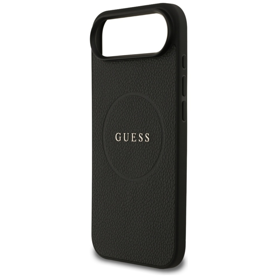 Husa pentru iPhone Air, Guess Grained Gold Ring MagSafe, Negru - 3 | YEO
