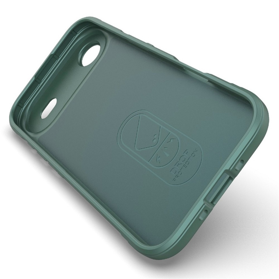 Husa pentru iPhone Air, SKYDDAR INNOVATION, Magic Shield, din Silicon Mat, set cu sticker, Verde - 3 | YEO