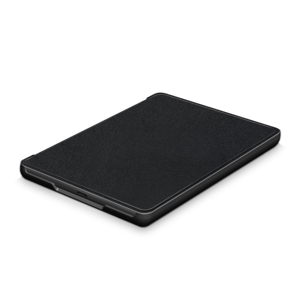 Husa pentru Kindle Paperwhite 5 (2021) / 5 Signature Edition (2021), SKYDDAR INNOVATION, SmartCover, Negru, set cu sticker - 2 | YEO