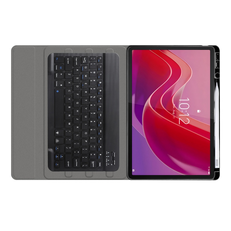 Husa pentru Lenovo Tab M11 cu Tastatura Bluetooth si Protectie 360°, SKDR DuoSmart Cover - Negru - 2 | YEO