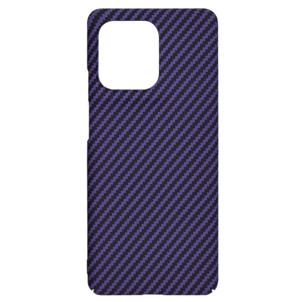 Husa pentru Motorola Edge 50 Pro, Finisaj Premium cu Textura de Carbon, Design Elegant, SKDR CarbonFlex - Mov - 3 | YEO