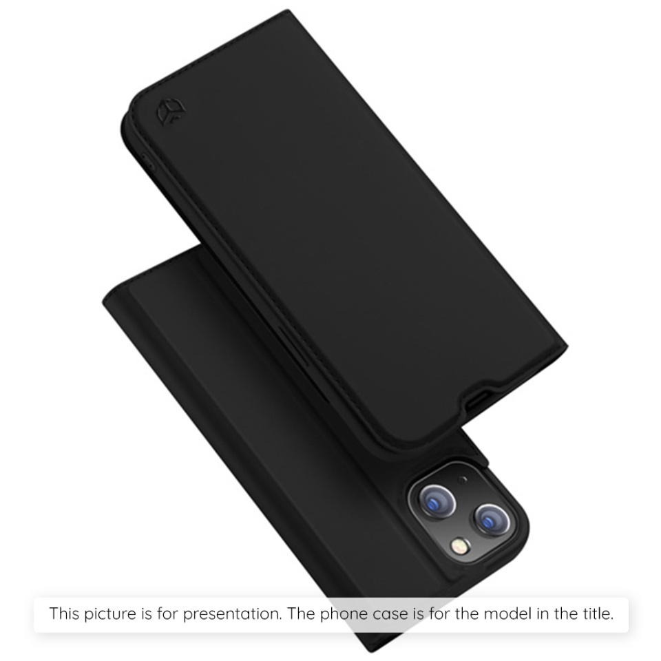Husa pentru Motorola Edge 60 Pro, SKYDDAR INNOVATION, Magskin Book, tip Carte cu Portofel Interior, set cu sticker, Negru