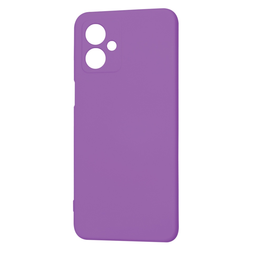 Husa pentru Motorola Moto G55 din Silicon Catifelat, Protectie Premium, Skyddar SoftElegance - Mov - 1 | YEO
