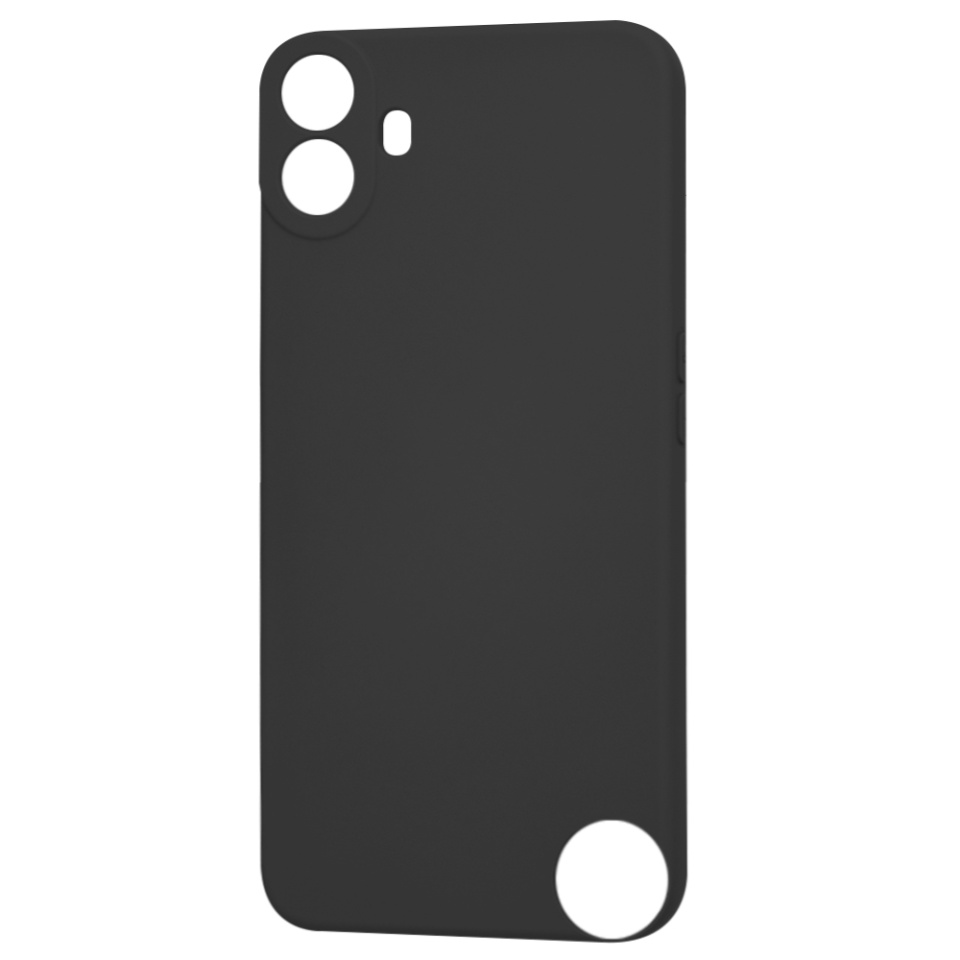 Husa pentru Nothing CMF Phone 1 din Silicon Catifelat, Protectie Premium, Skyddar SoftElegance - Negru - 3 | YEO