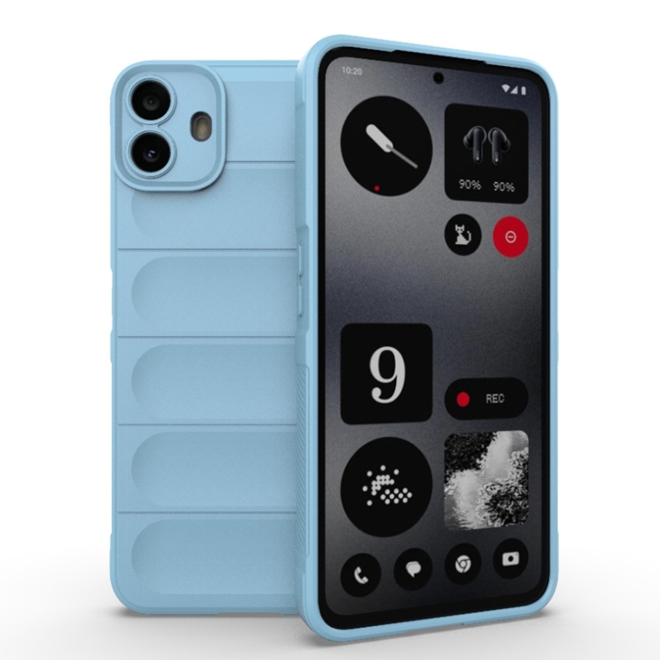 Husa pentru Nothing CMF Phone 1 eleganta, din silicon mat, SKDR Vogue - Bleu