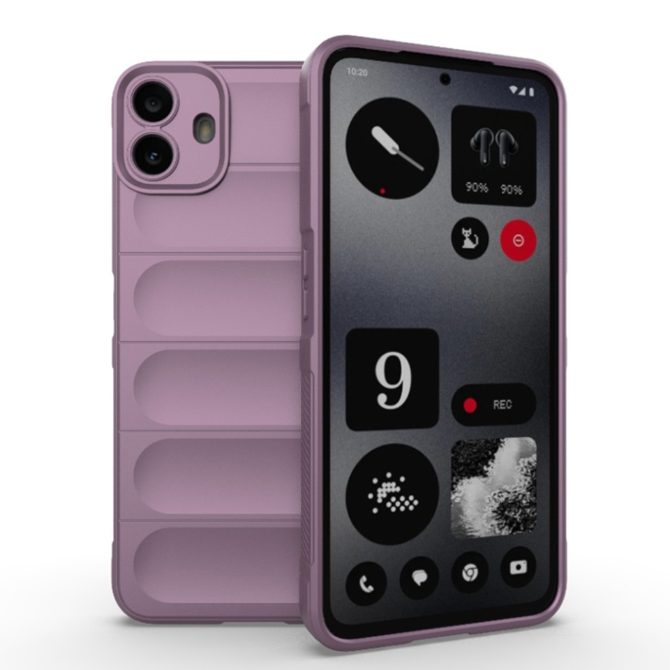 Husa pentru Nothing CMF Phone 1 eleganta, din silicon mat, SKDR Vogue - Mov