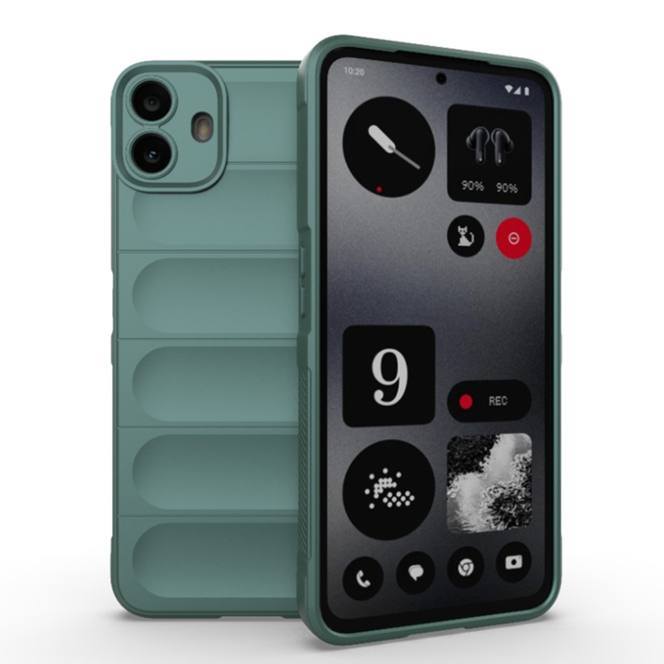 Husa pentru Nothing CMF Phone 1 eleganta, din silicon mat, SKDR Vogue - Verde