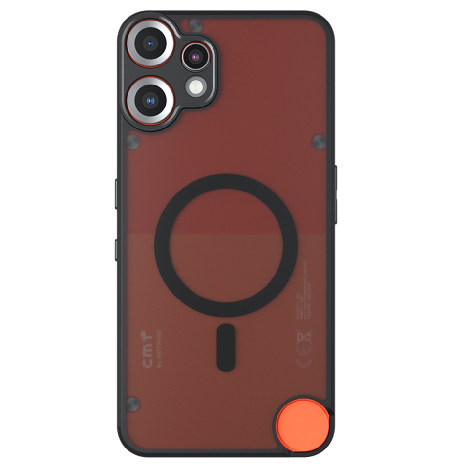Husa pentru Nothing CMF Phone 2 Pro, SKYDDAR INNOVATION, PureFrost MagSafe, AntiSoc, set cu sticker, Negru frost - 1 | YEO