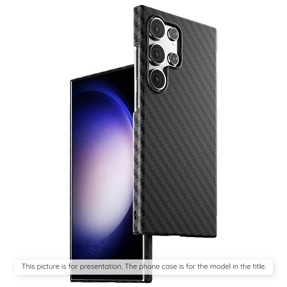 Husa pentru OnePlus 12R, Finisaj Premium cu Textura de Carbon, Design Elegant, SKDR CarbonFlex - Negru