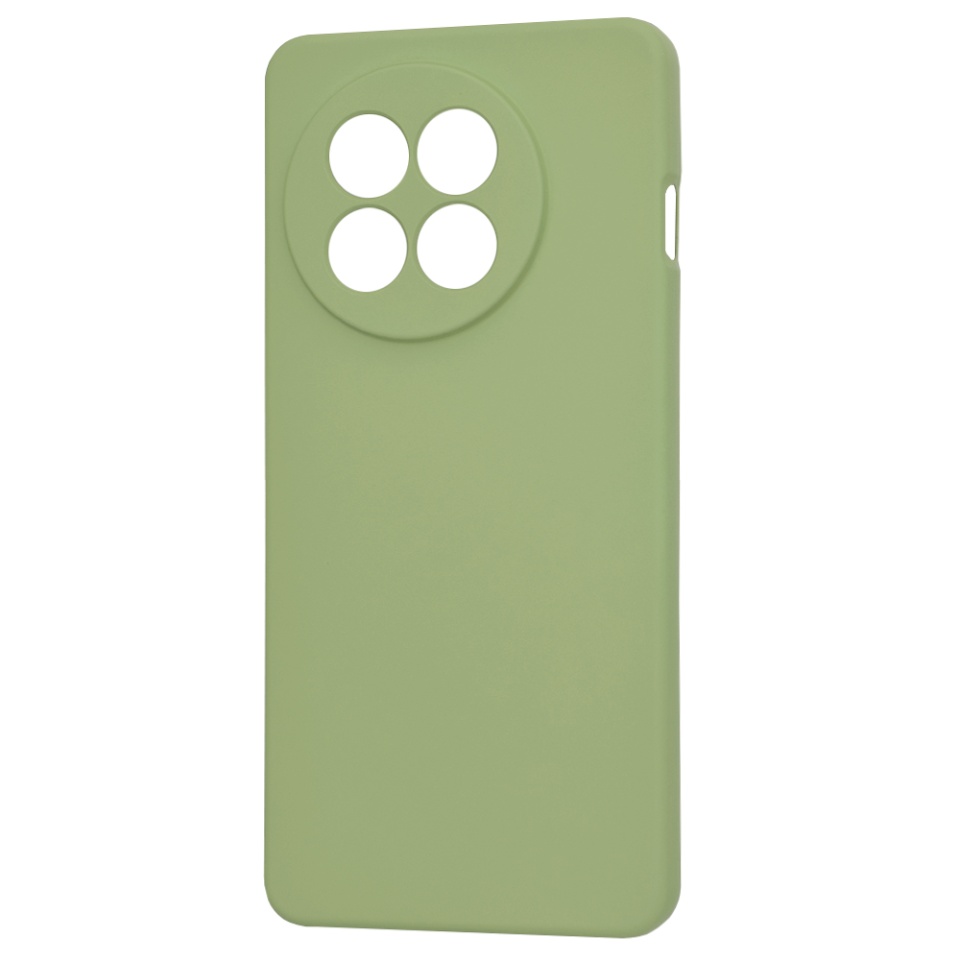 Husa pentru OnePlus 13R, SKYDDAR INNOVATION, SoftElegance din Silicon Catifelat, set cu sticker, Verde - 3 | YEO