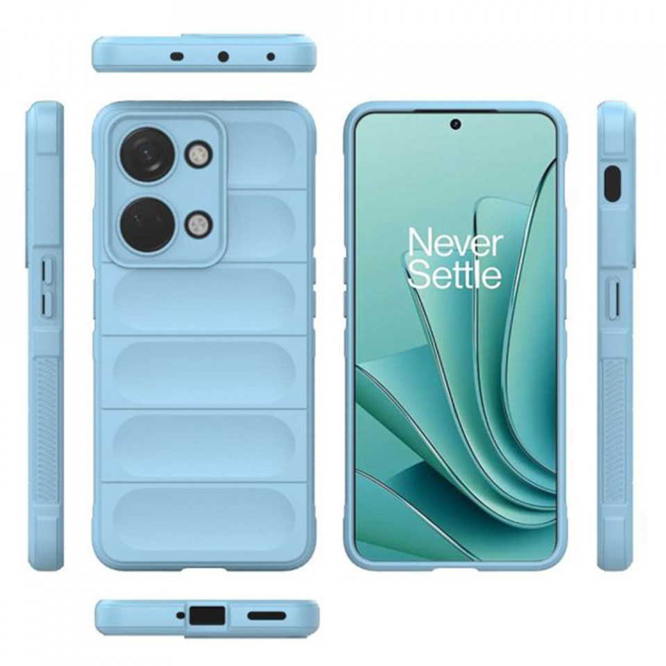 Husa pentru OnePlus Nord 3 eleganta, din silicon mat, SKDR Vogue - Bleu - 1 | YEO