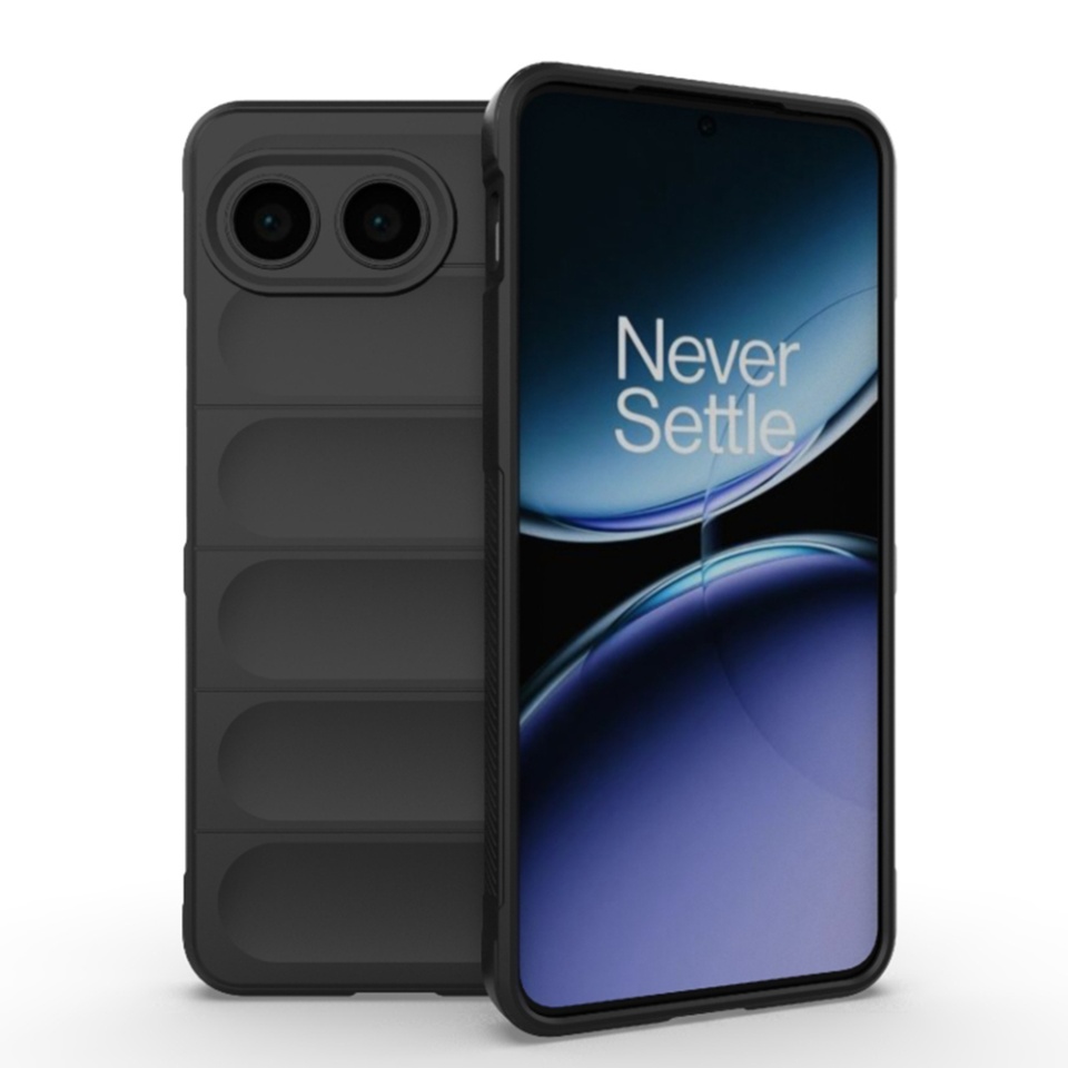 Husa pentru OnePlus Nord 4 eleganta, din silicon mat, SKDR Vogue - Negru
