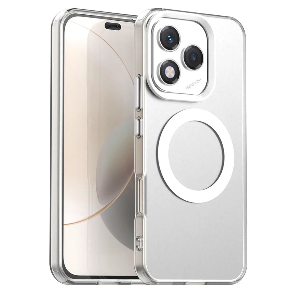 Husa pentru Oppo A5 4G, SKYDDAR INOVATION, CandyCase, Magsafe, set cu sticker, Alb