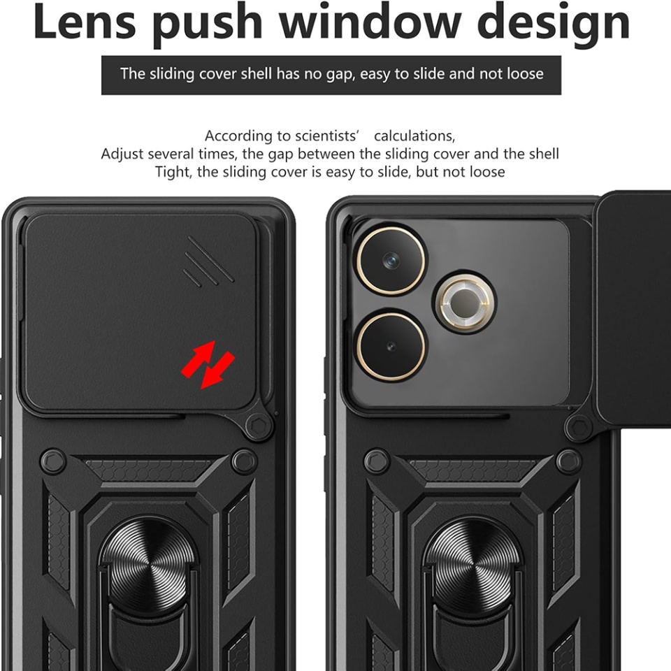 Husa pentru Oppo A5 Pro 5G / A5 Pro 4G, SKYDDAR INNOVATION, CamShield, Verde, set cu sticker - 1 | YEO