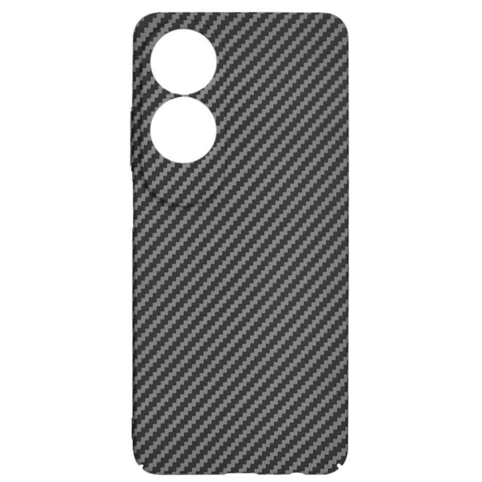 Husa pentru Oppo A60 4G, Finisaj Premium cu Textura de Carbon, Design Elegant, SKDR CarbonFlex - Negru - 3 | YEO