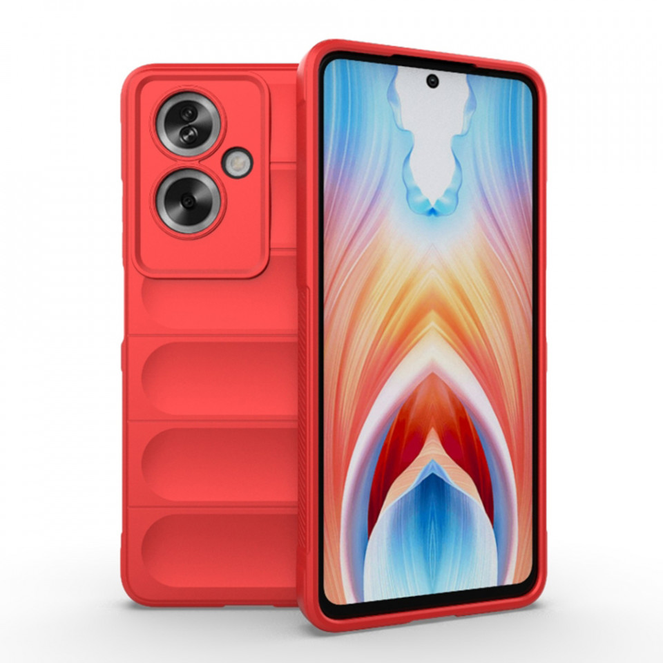 Husa pentru Oppo A79 5G / OnePlus Nord N30 SE eleganta, din silicon mat, SKDR Vogue - Rosu