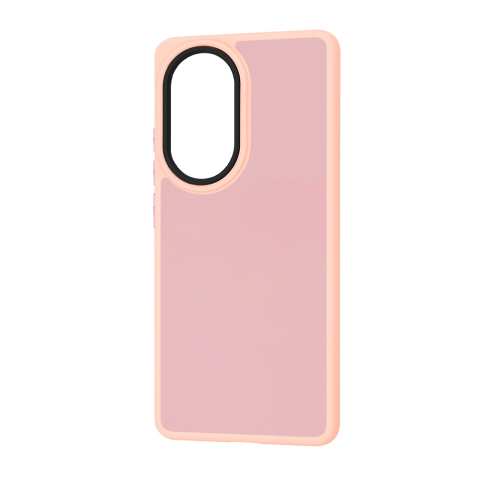 Husa pentru Oppo Reno10 / Reno10 Pro, SKYDDAR INNOVATION, HaloFrost, AntiSoc, set cu sticker, Roz - 3 | YEO