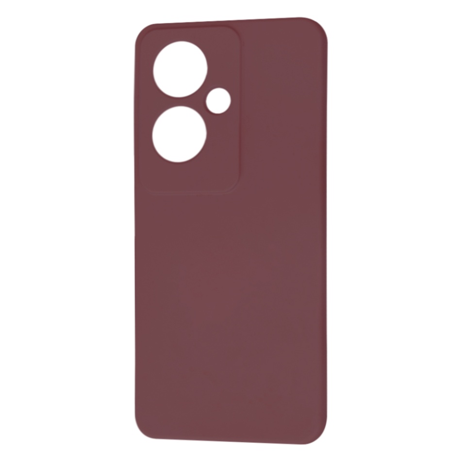 Husa pentru Oppo Reno11 F din Silicon Catifelat, Protectie Premium, Skyddar SoftElegance - Bordo - 1 | YEO