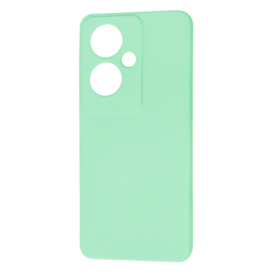 Husa pentru Oppo Reno11 F din Silicon Catifelat, Protectie Premium, Skyddar SoftElegance - Verde deschis - 1 | YEO