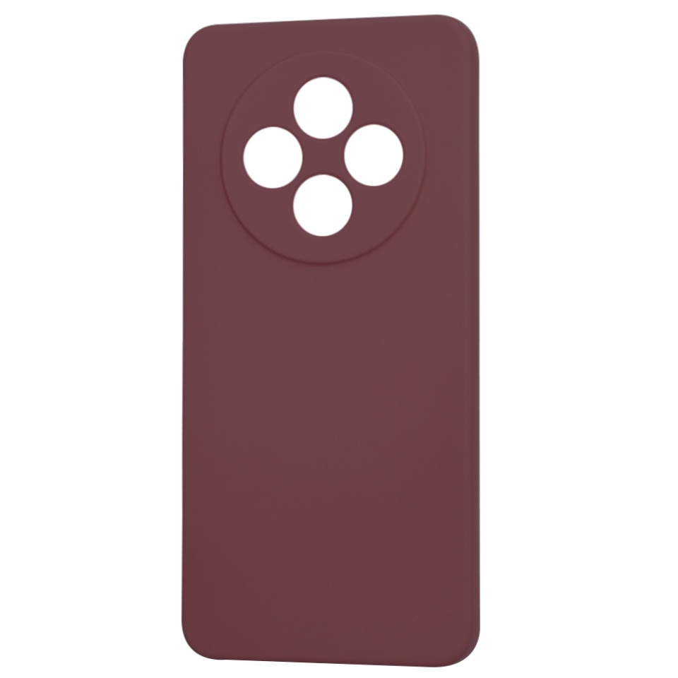 Husa pentru Oppo Reno12 F 5G / Reno12 FS / Reno12 F 4G din Silicon Catifelat, Protectie Premium, Skyddar SoftElegance - Bordo - 3 | YEO