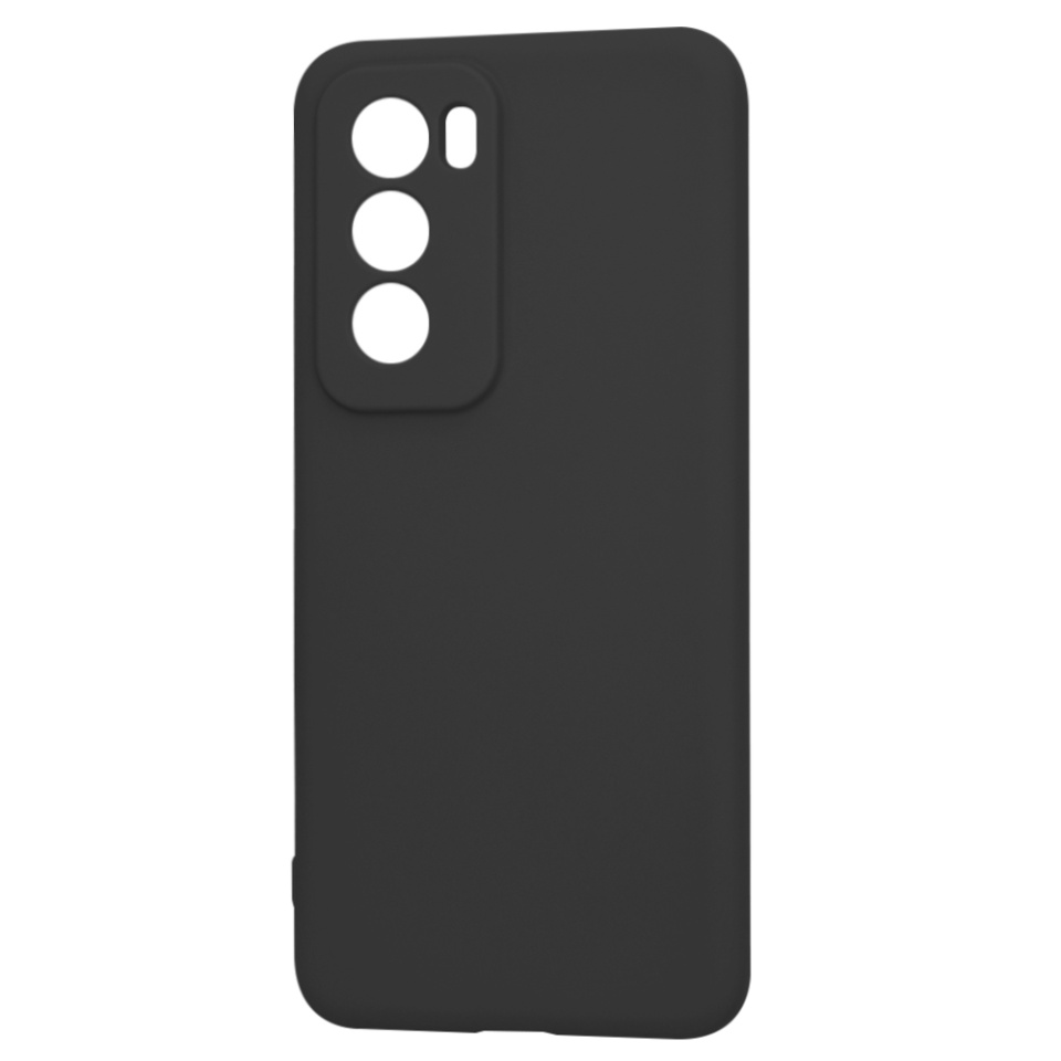 Husa pentru Oppo Reno12 Pro din Silicon Catifelat, Protectie Premium, Skyddar SoftElegance - Negru - 6