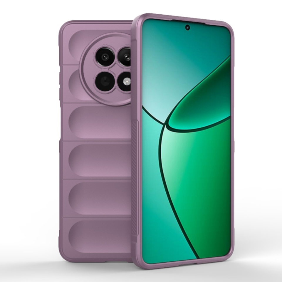 Husa pentru Realme 12x / 12 eleganta, din silicon mat, SKDR Vogue - Mov