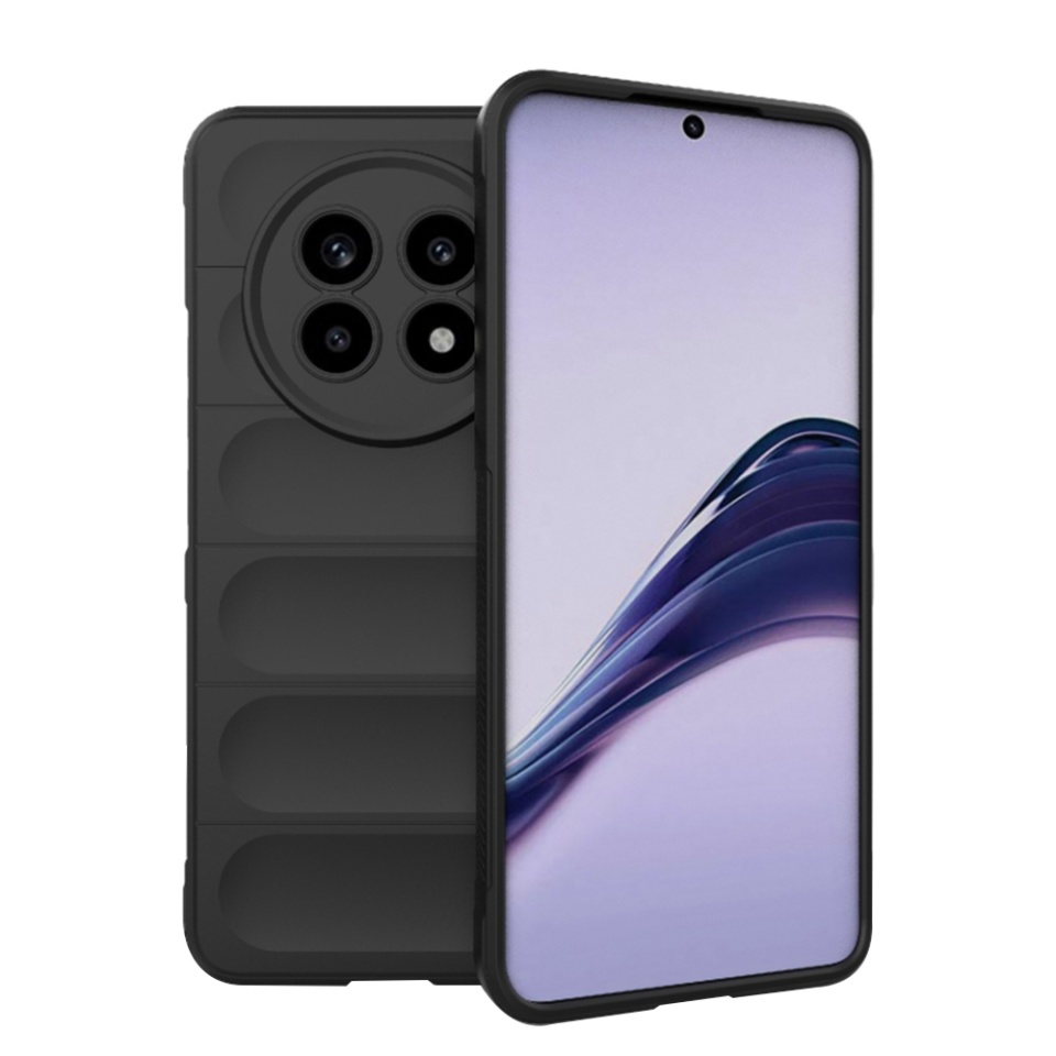 Husa pentru Realme 13 Pro / 13 Pro+ eleganta, din silicon mat, SKDR Vogue - Negru