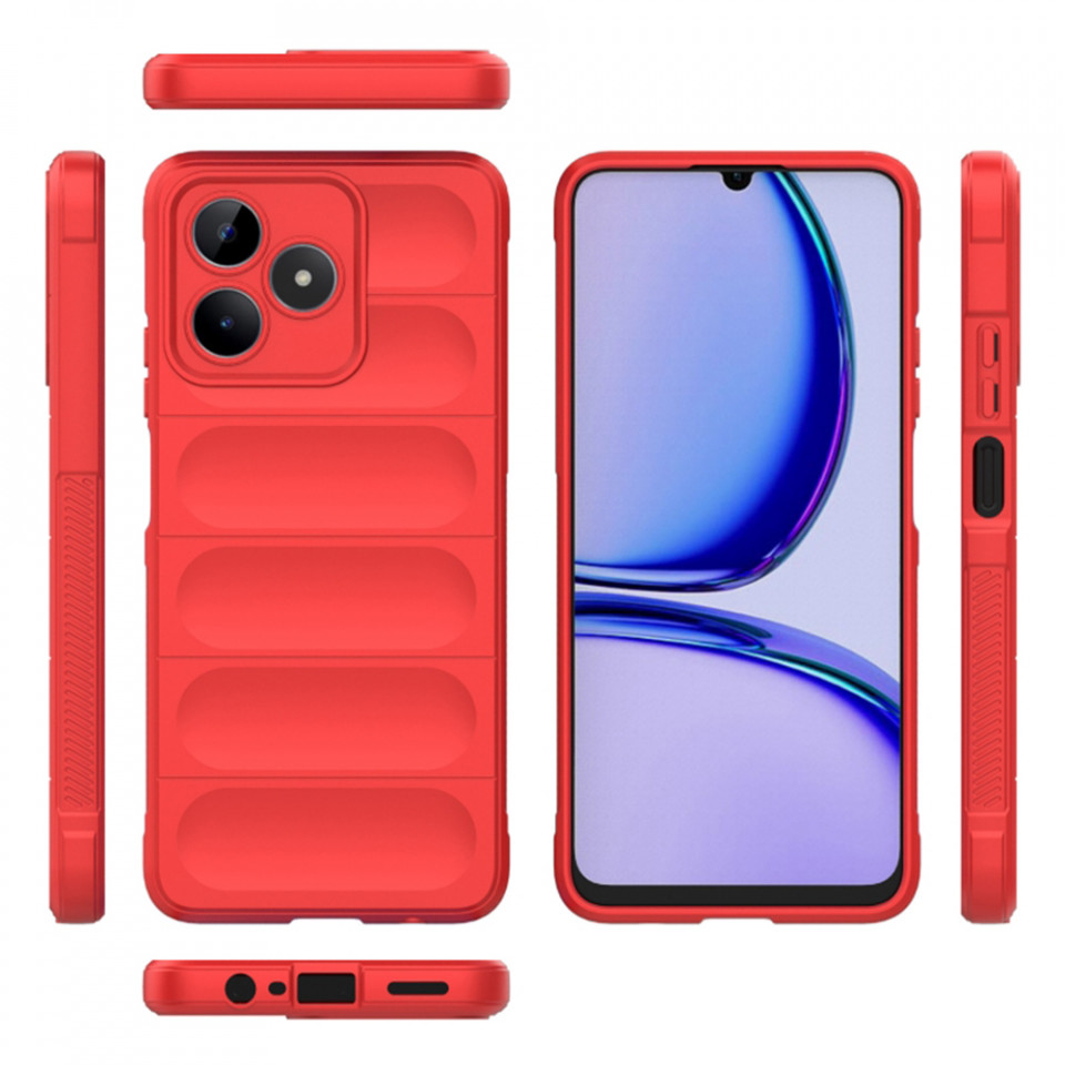 Husa pentru Realme C53 eleganta, din silicon mat, SKDR Vogue - Bordo - 1 | YEO