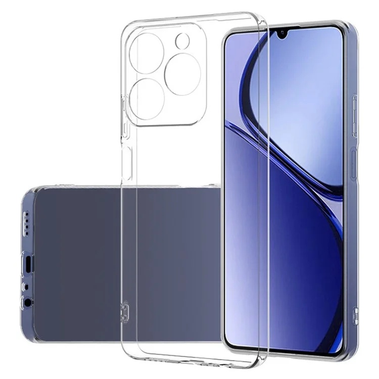 Husa pentru Realme C61 din silicon transparent, SKDR ClearGuard - Transparent