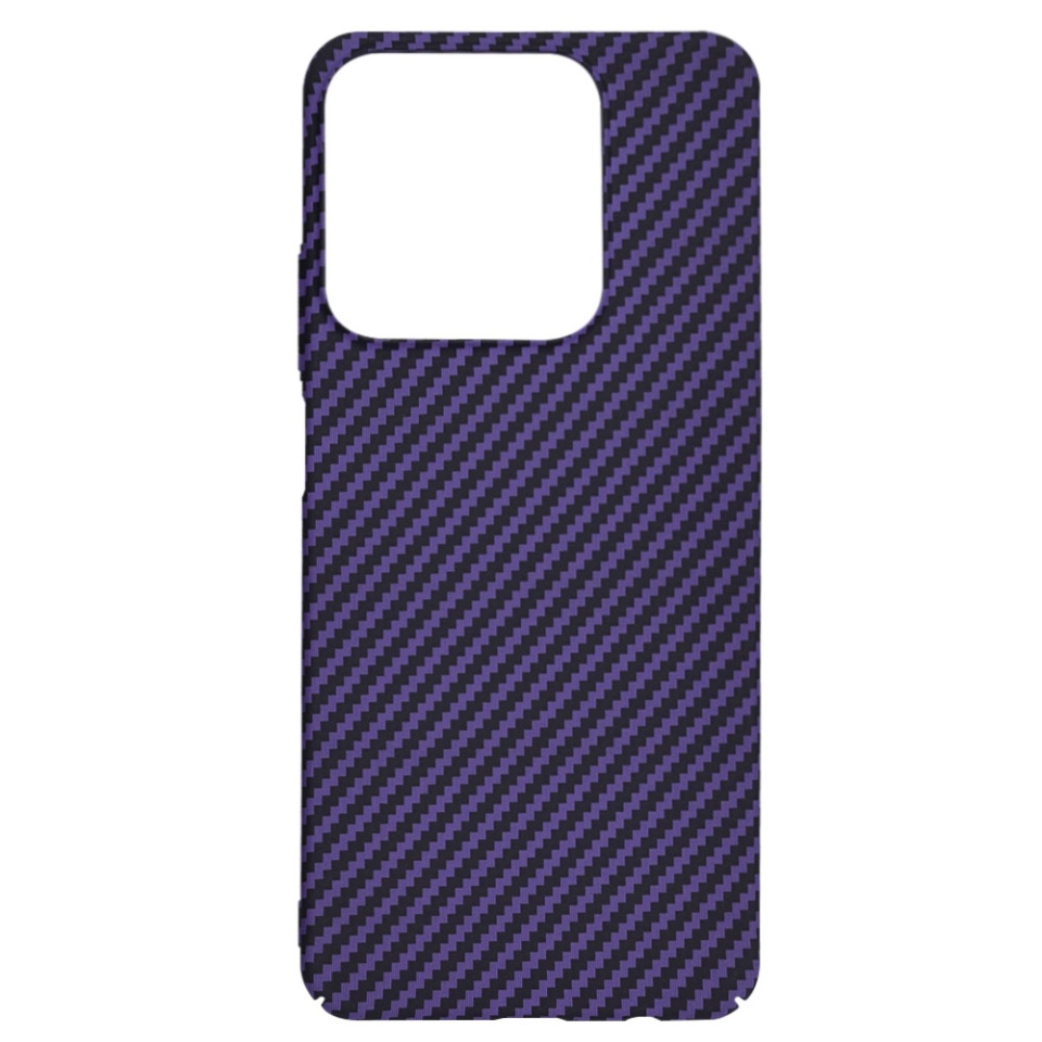 Husa pentru Realme C63 / C61, Finisaj Premium cu Textura de Carbon, Design Elegant, SKDR CarbonFlex - Mov - 3 | YEO