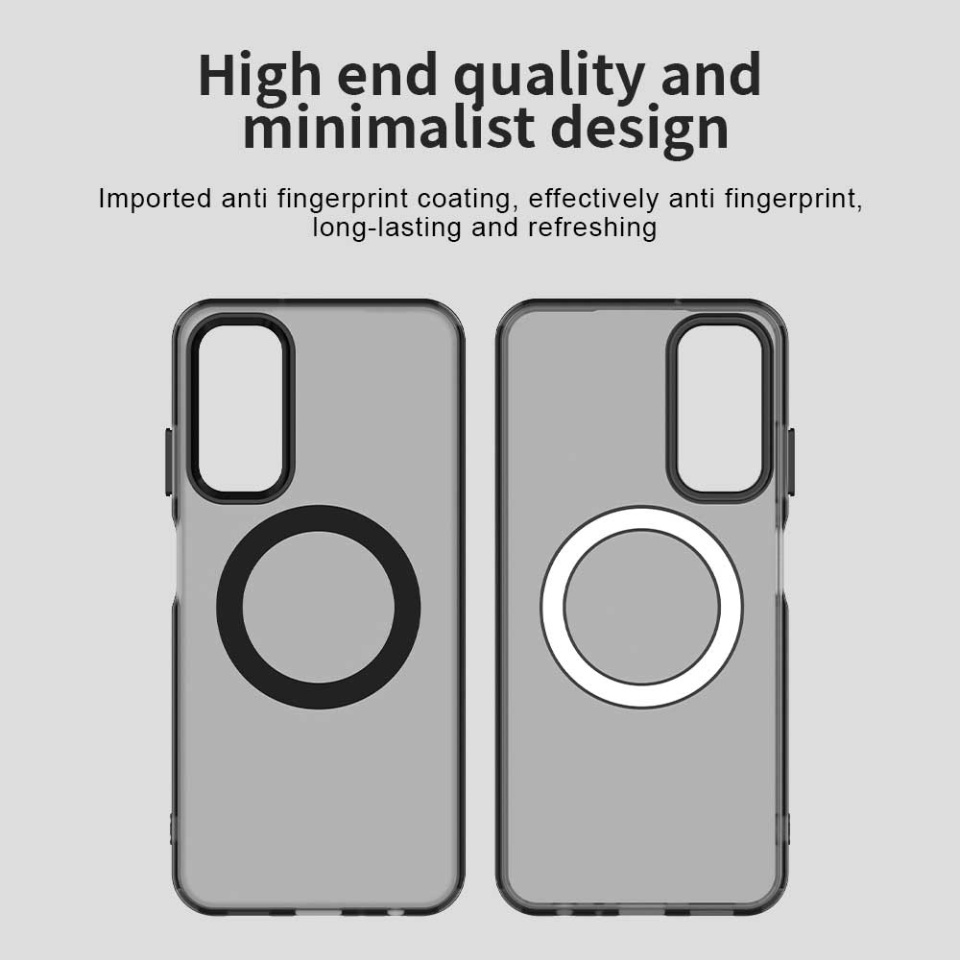 Husa pentru Samsung Galaxy A05s, SKYDDAR INOVATION, CandyCase, Magsafe, set cu sticker, Negru - 3 | YEO