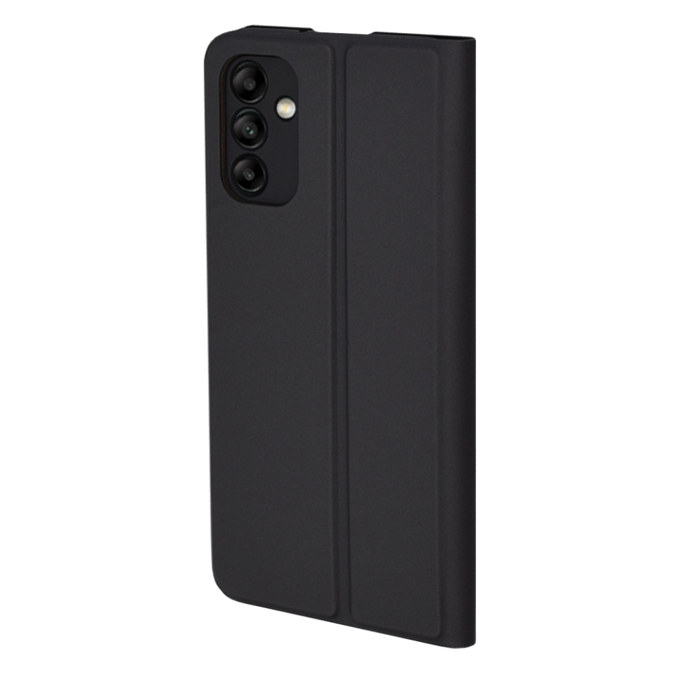 Husa pentru Samsung Galaxy A13 5G / Galaxy A04S, SKYDDAR INNOVATION, Magskin Book, tip Carte cu Portofel Interior, set cu sticker, Negru - 2 | YEO
