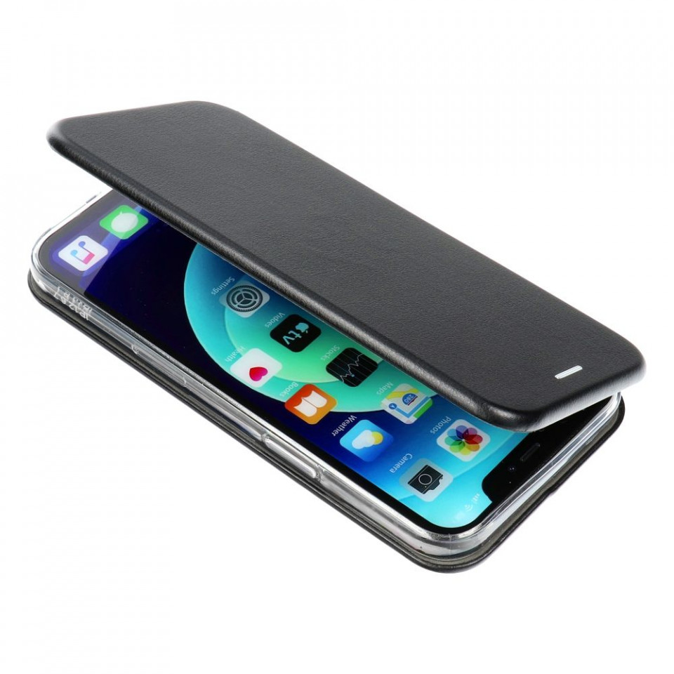 Husa pentru Samsung Galaxy A14 5G tip carte cu buzunar interiot, Skyddar Elegance - Negru - 2 | YEO